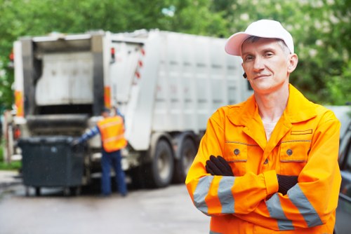 House clearance team at work in a Bayswater home