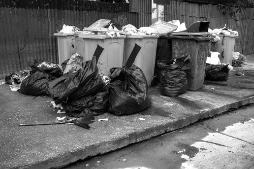 Business waste removal process in Bayswater office